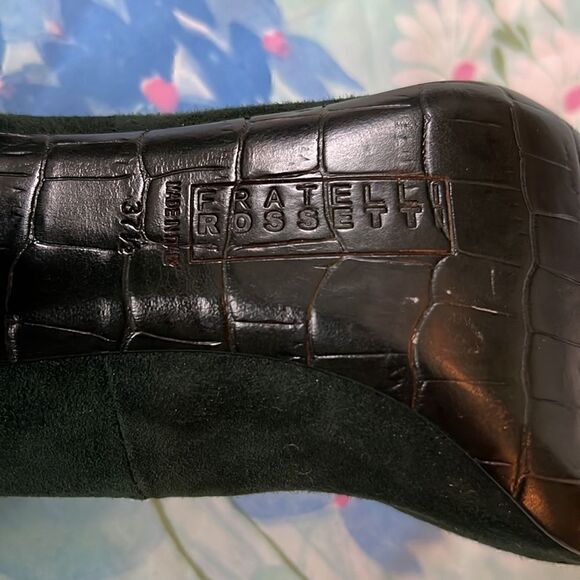 Fratelli Rossetti Pom Suede Heels - Picture 9 of 12